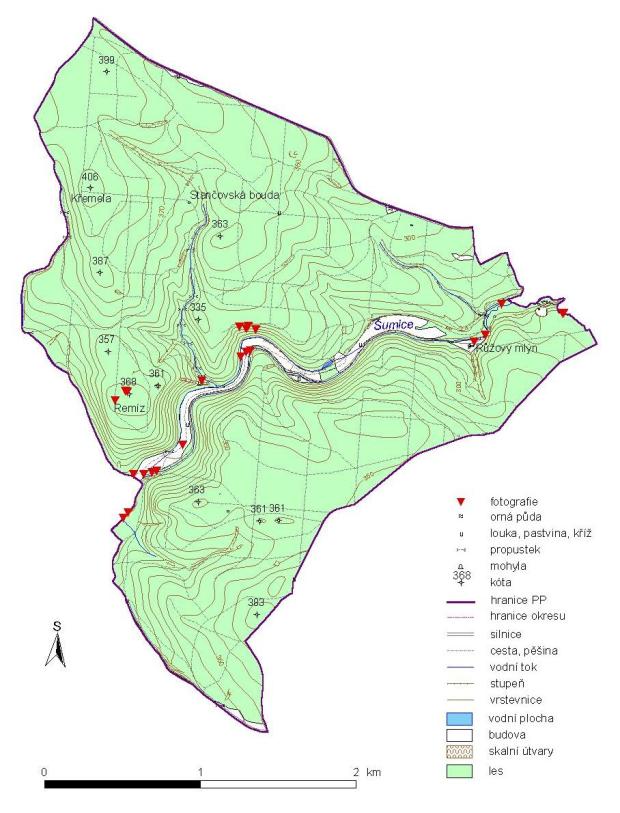 Topografick mapa