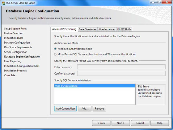 Nastavení instalace programu OGAMA