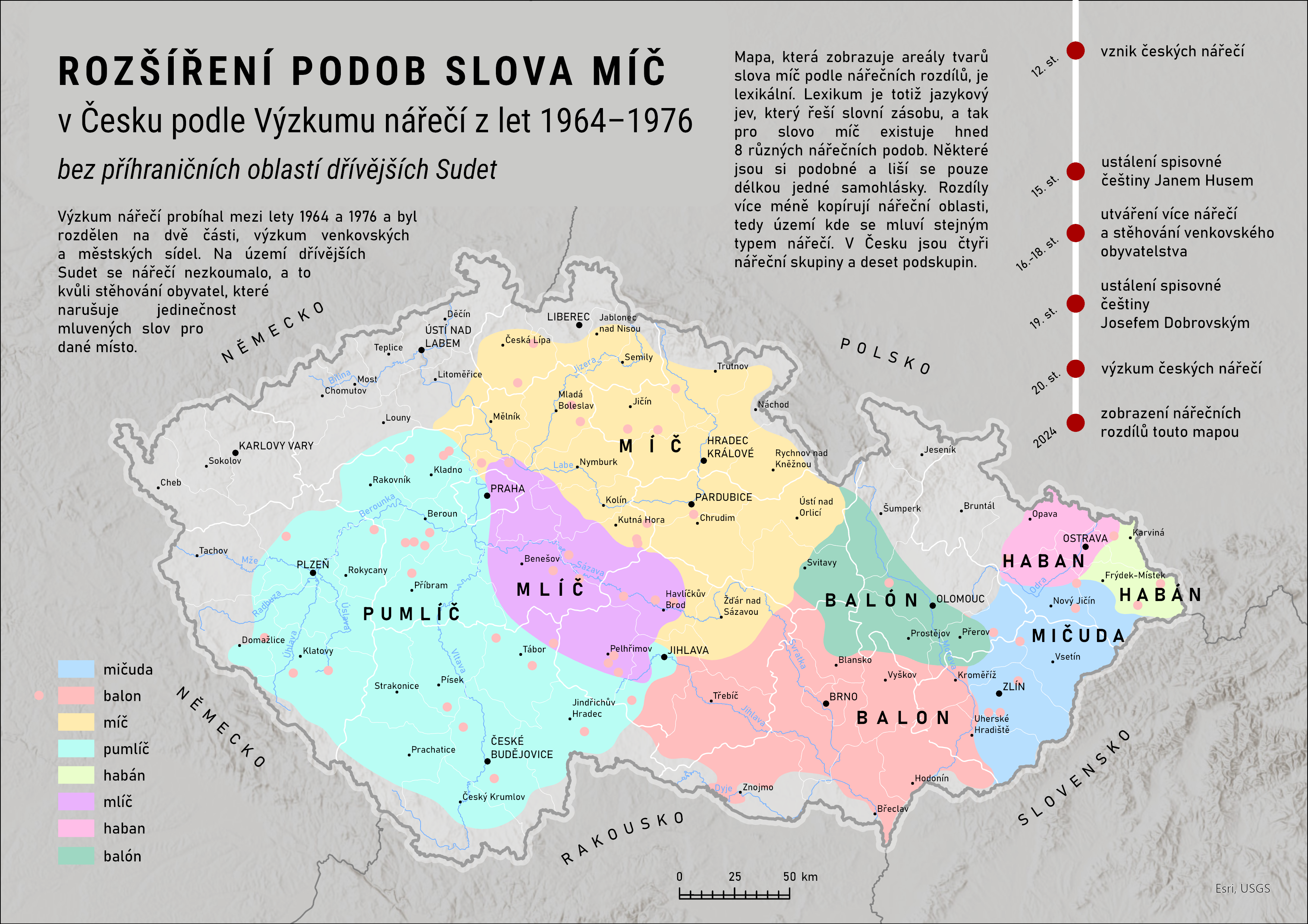 Nářeční mapa