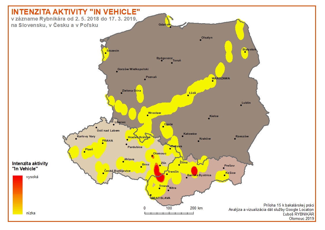 In Vehicle heatmap