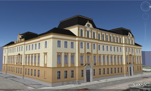 Vizualizace jednoduššího modelu pomocí Google Earth