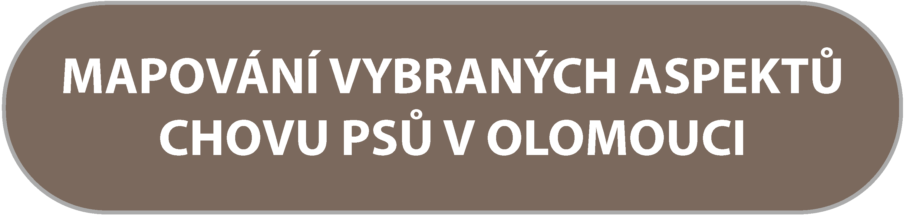 Mapování vybraných aspektů chovu psů v Olomouci