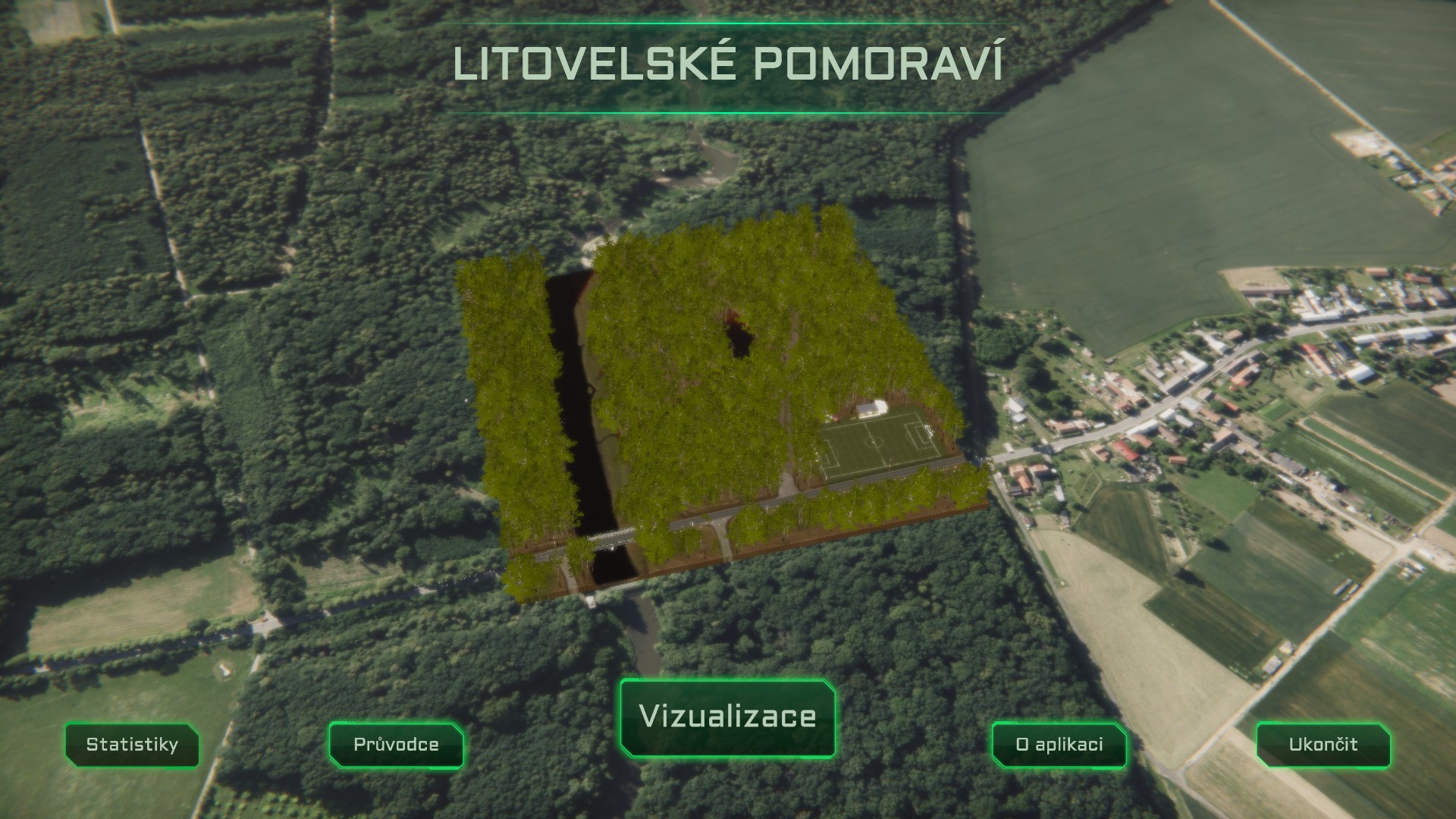 Prostředí menu